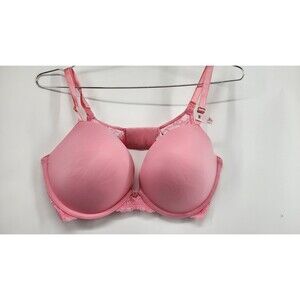 Victoria’s Secret 36D Pink Blossom Dream Angels Smooth & Lace Push Up Bra NWT